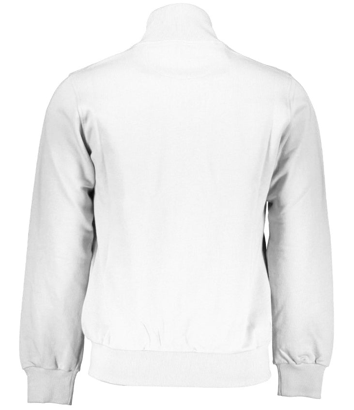 La Martina White Cotton Sweater - Fizigo