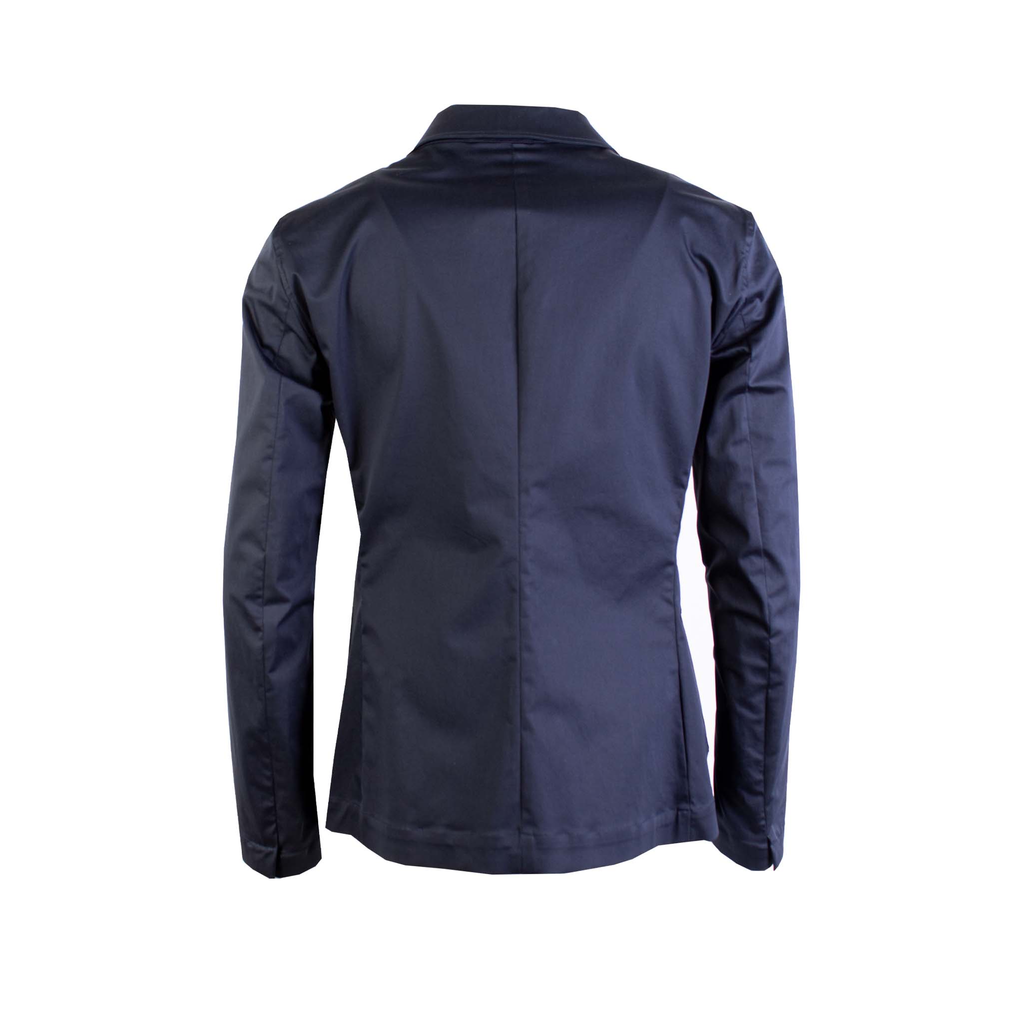 Lardini Blue Two Bottons Cotton Jacket - Fizigo