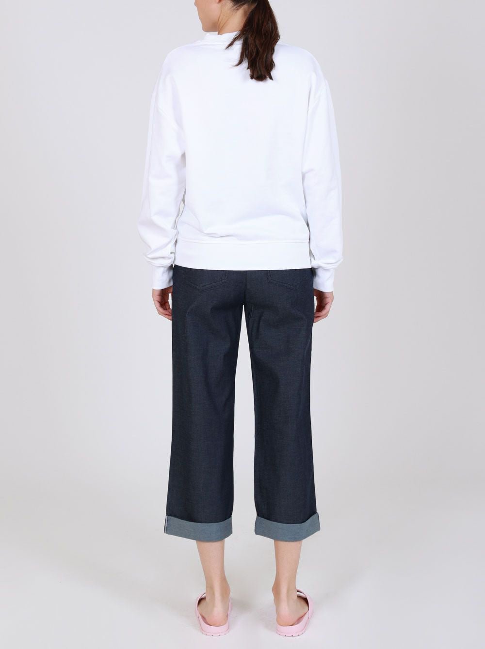 Love Moschino Blue Cotton Jeans & Pant - Fizigo