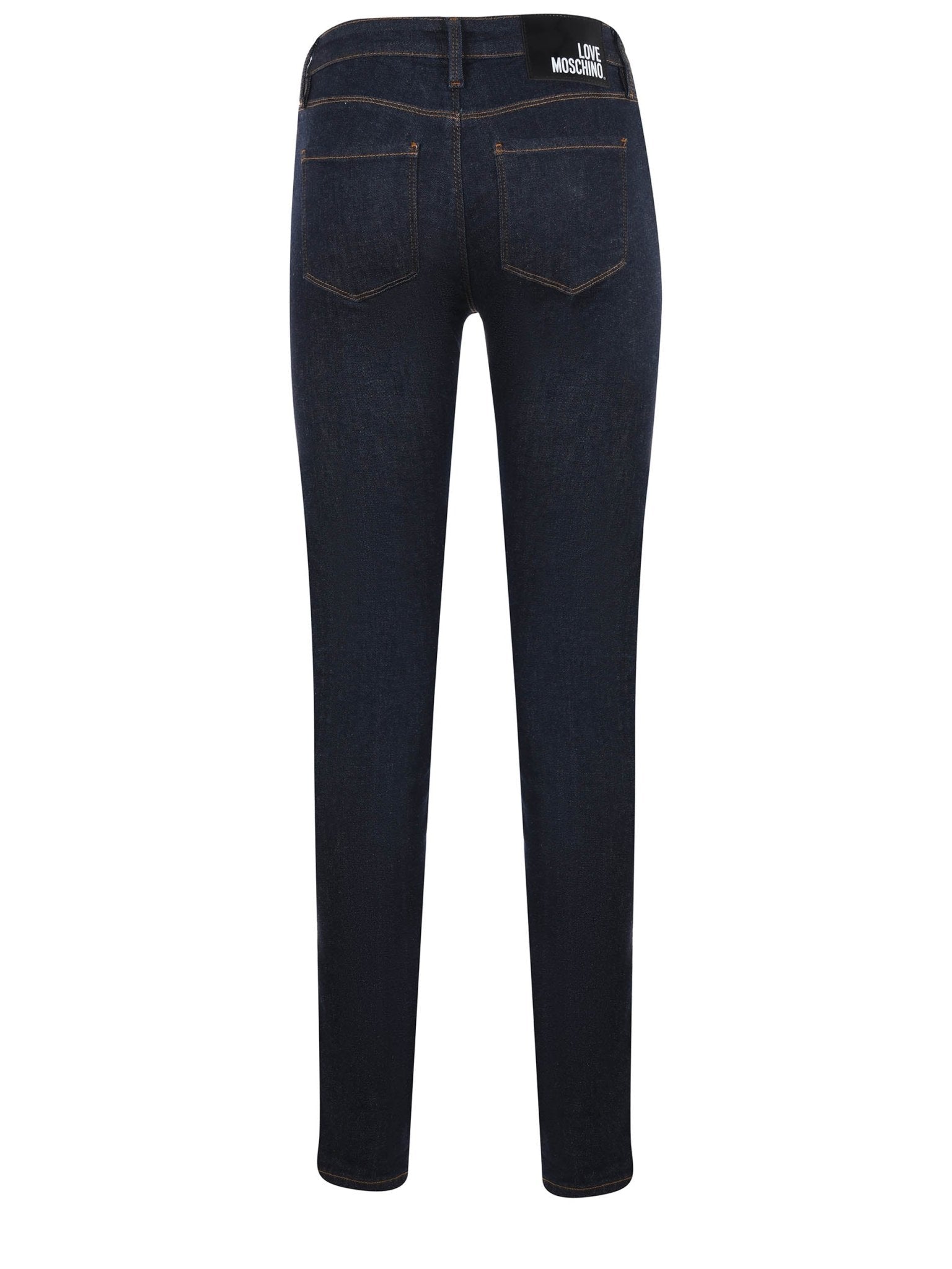 Love Moschino Blue Cotton Jeans & Pant - Fizigo