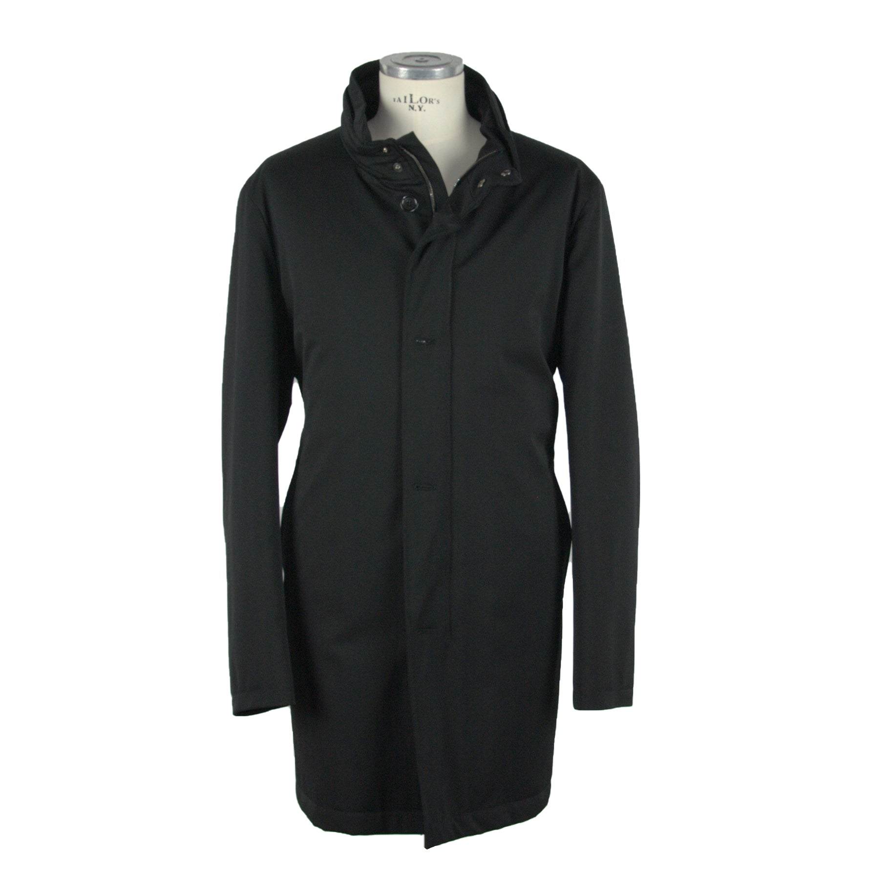 Made in Italy Black Wool Jacket - Fizigo