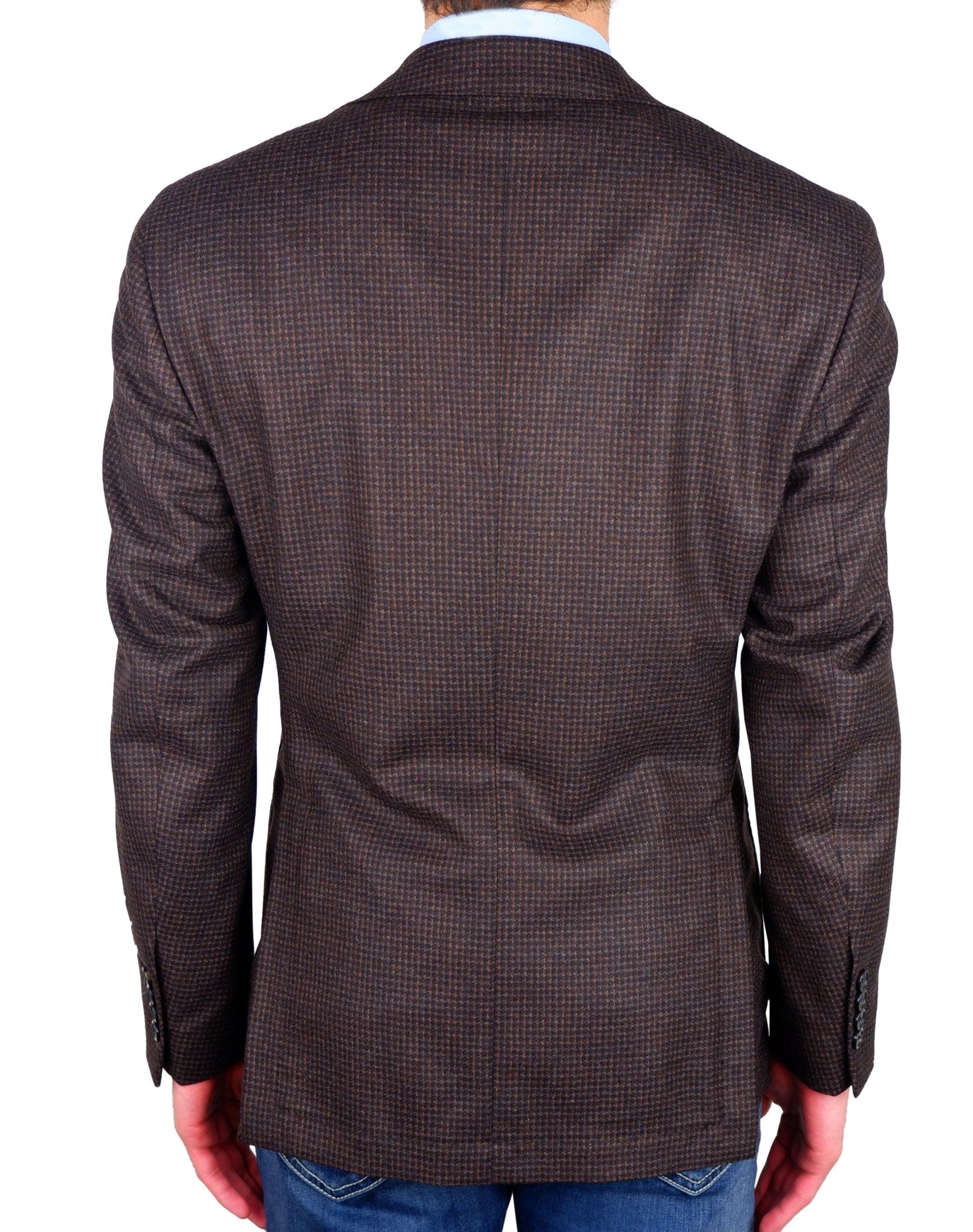 Made in Italy Brown Wool Blazer - Fizigo