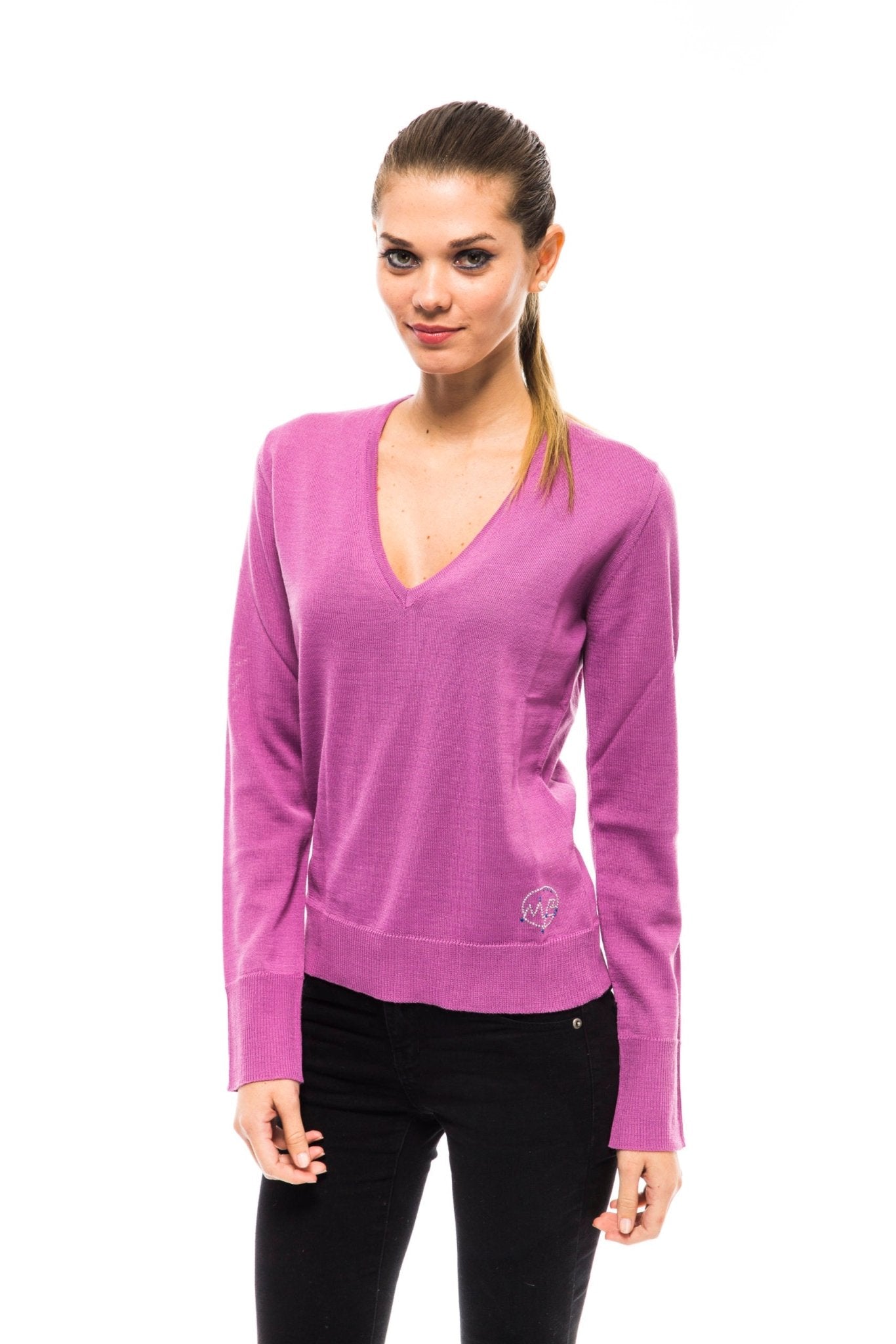 Montana Blu Pink Wool Sweater - Fizigo