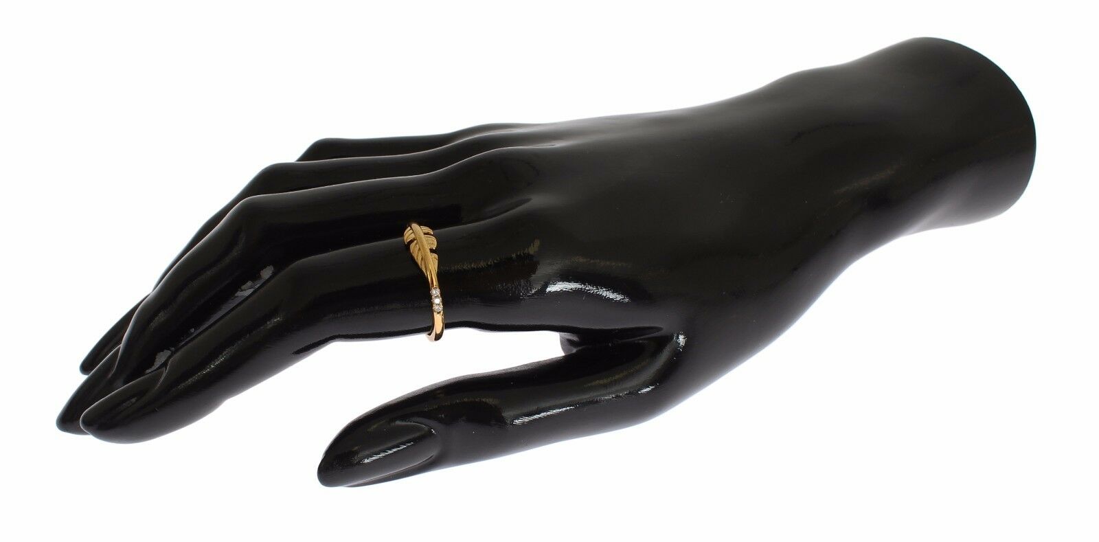 Nialaya Gold Clear CZ 925 Silver Ring - Fizigo