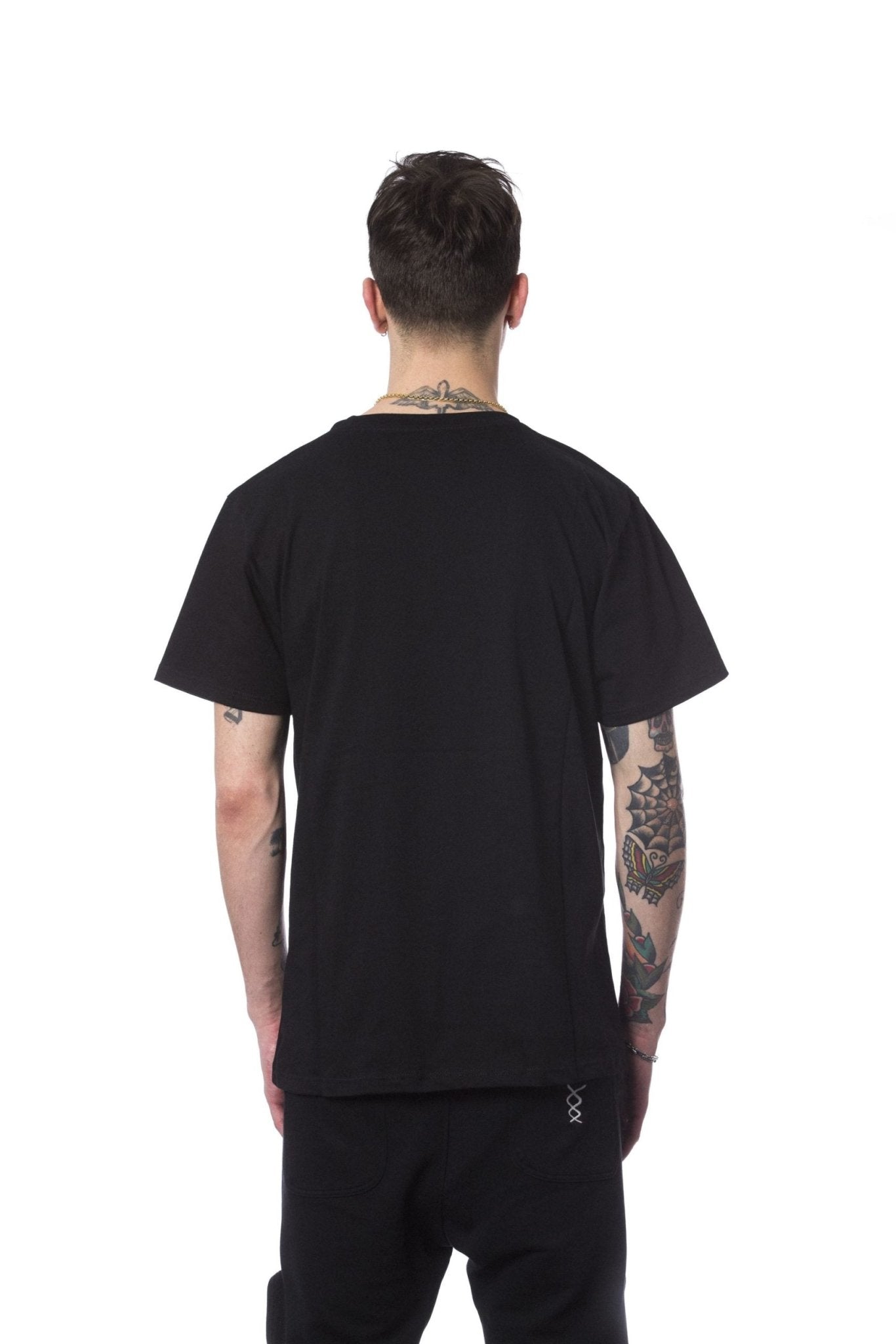 Nicolo Tonetto Black Cotton T-Shirt - Fizigo