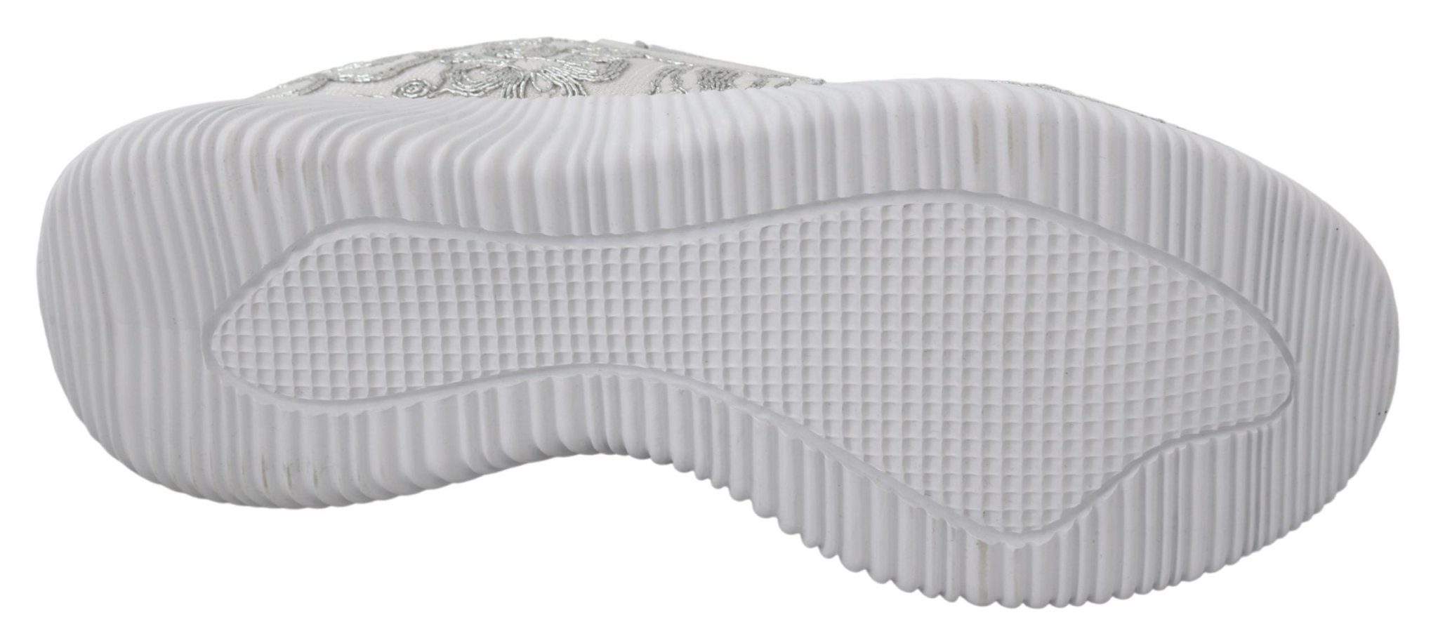 Plein Sport Silver Polyester Runner Joice Sneakers Shoes - Fizigo