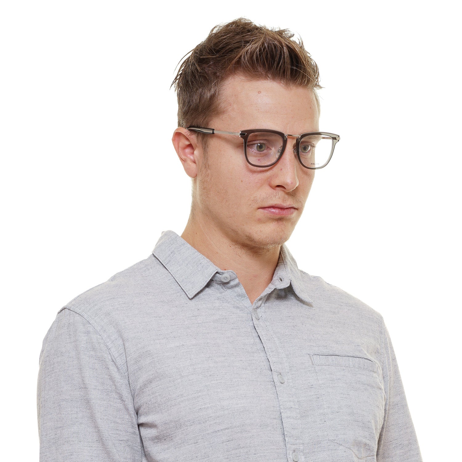 Police Transparent Frames for man - Fizigo