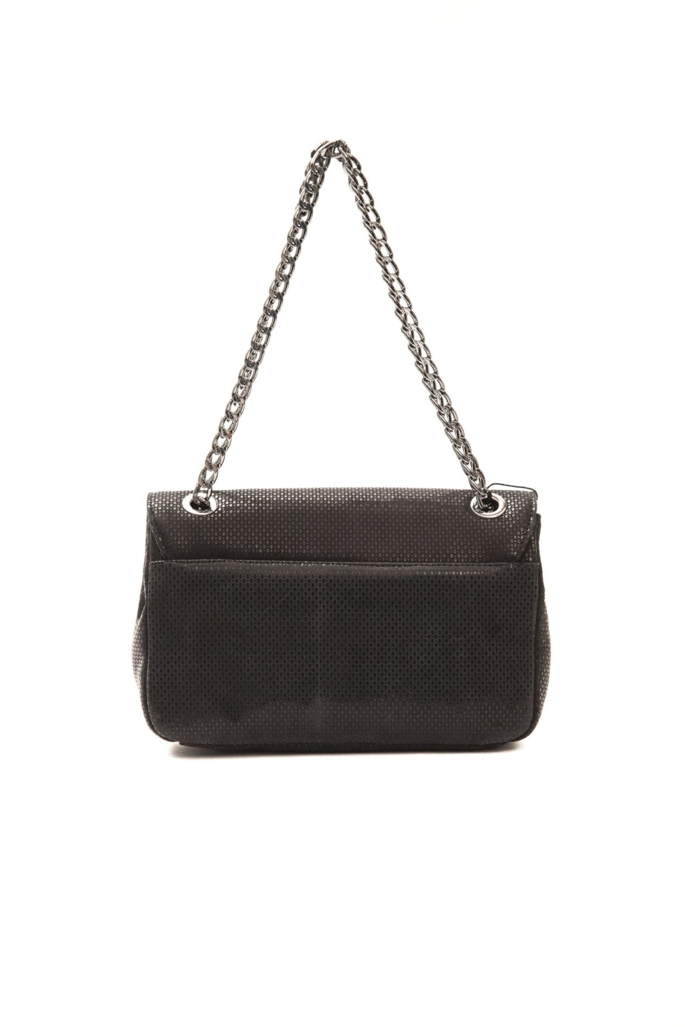 Pompei Donatella Black Leather Crossbody Bag - Fizigo