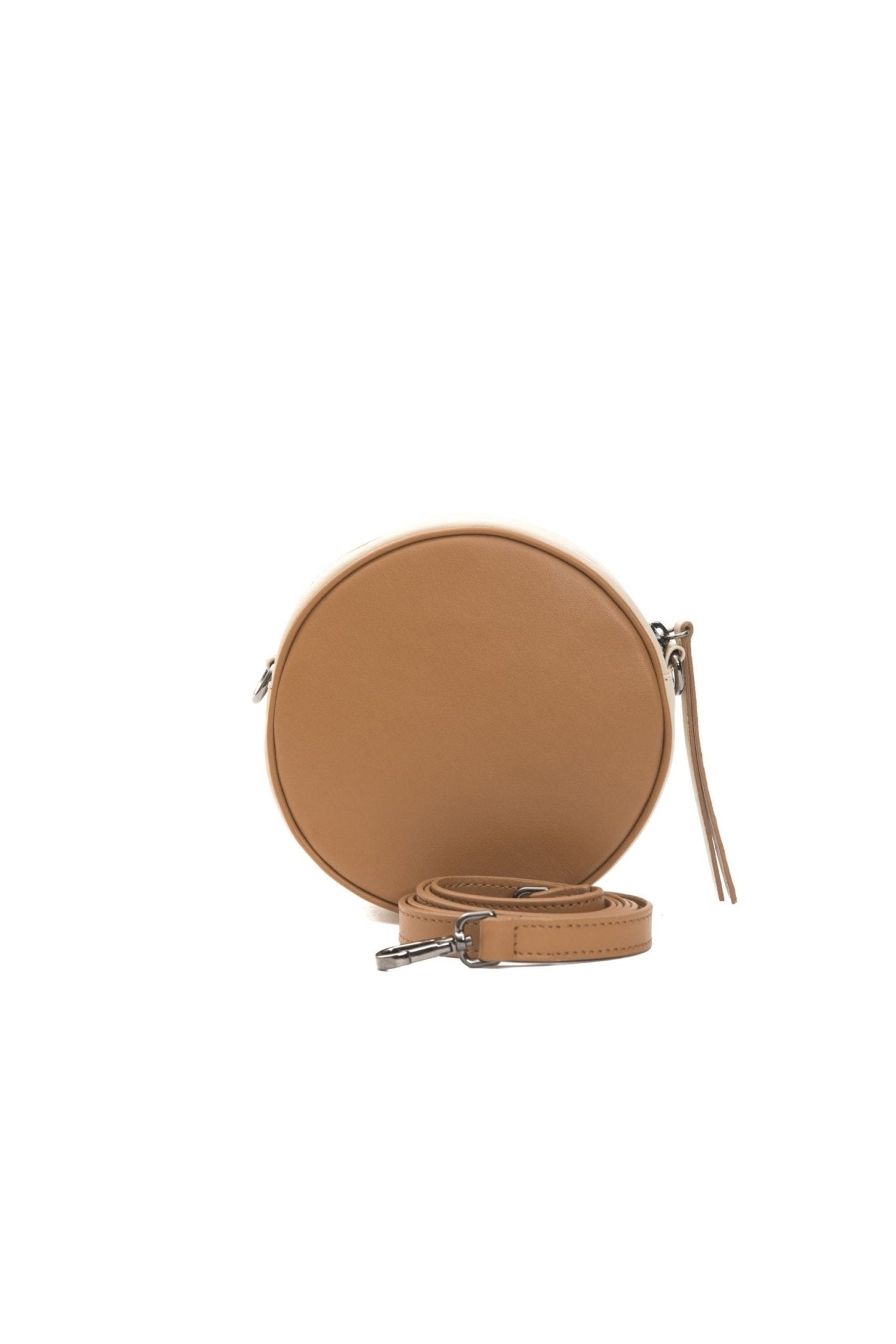 Pompei Donatella Brown Leather Crossbody Bag - Fizigo