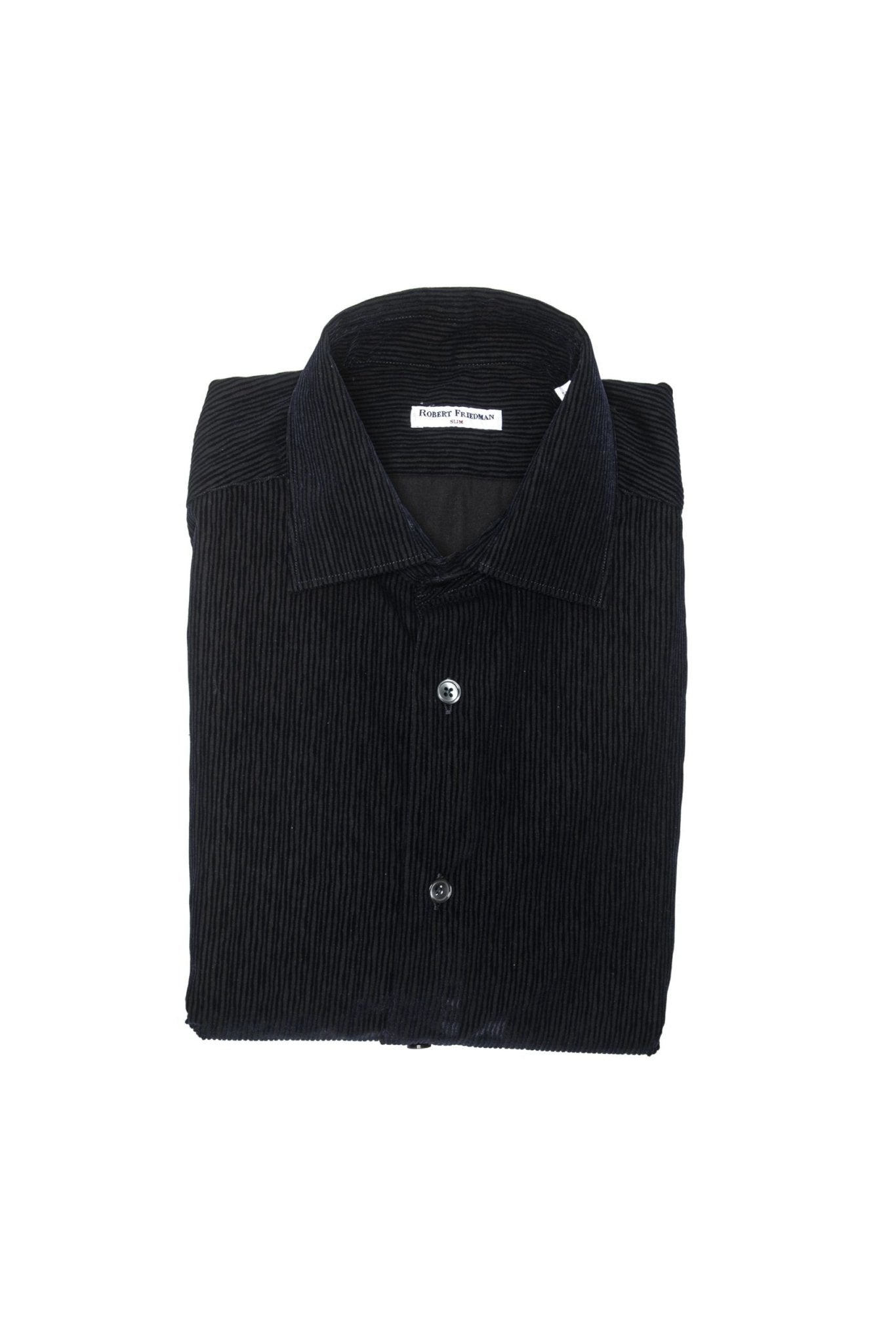 Robert Friedman Black Cotton Shirt - Fizigo