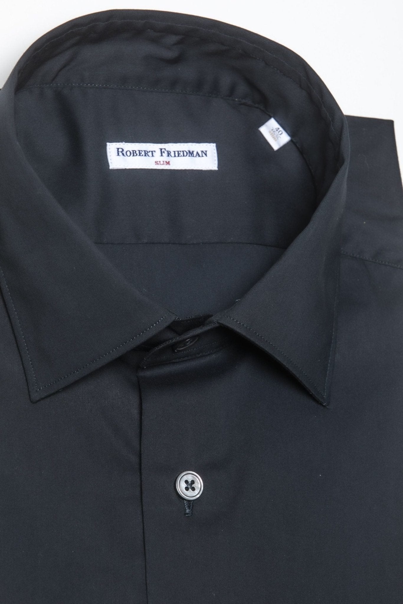 Robert Friedman Black Cotton Shirt - Fizigo