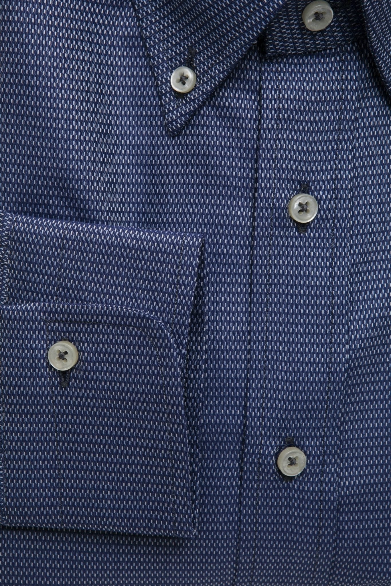 Robert Friedman Blue Cotton Shirt - Fizigo