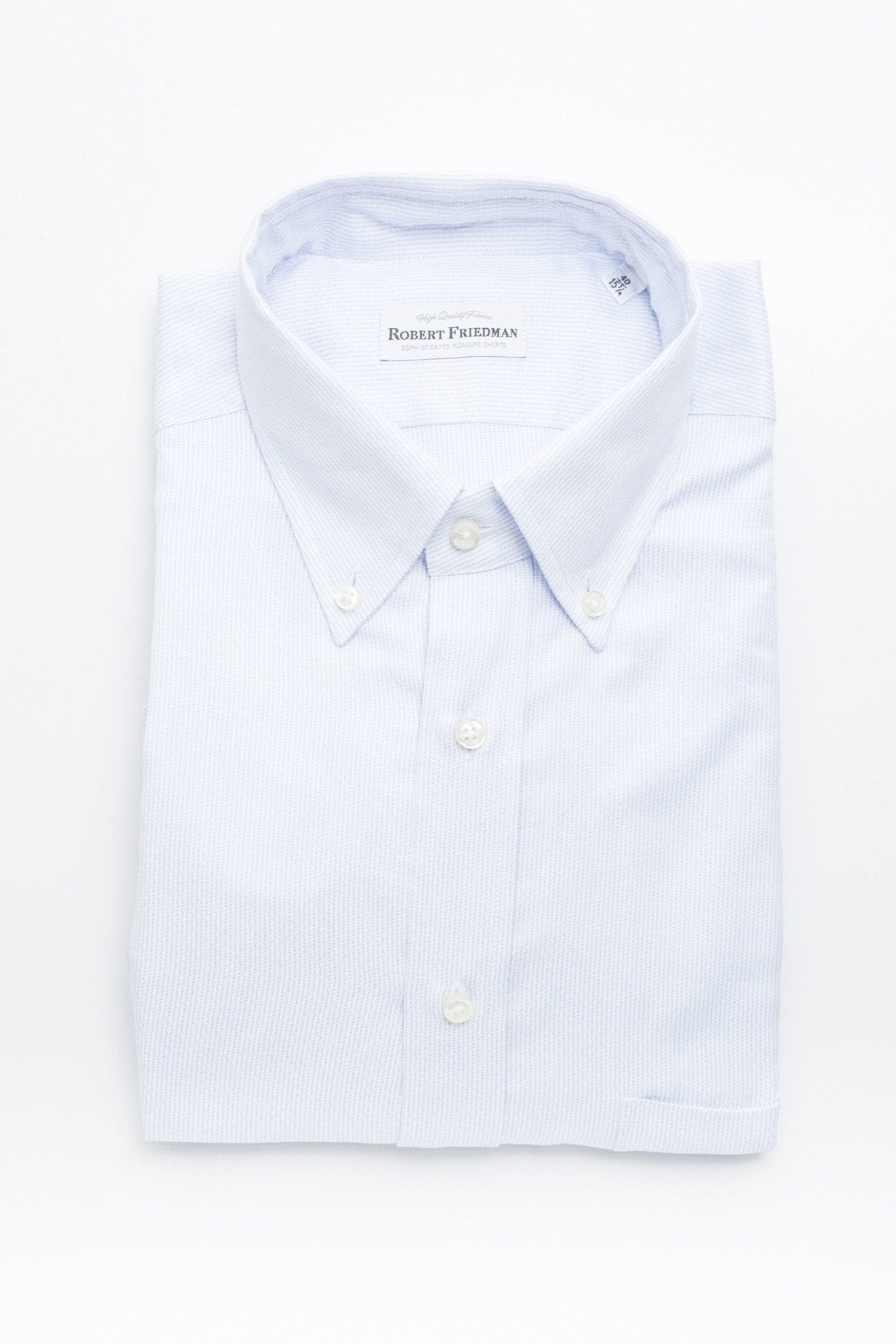 Robert Friedman Light-blue Cotton Shirt - Fizigo