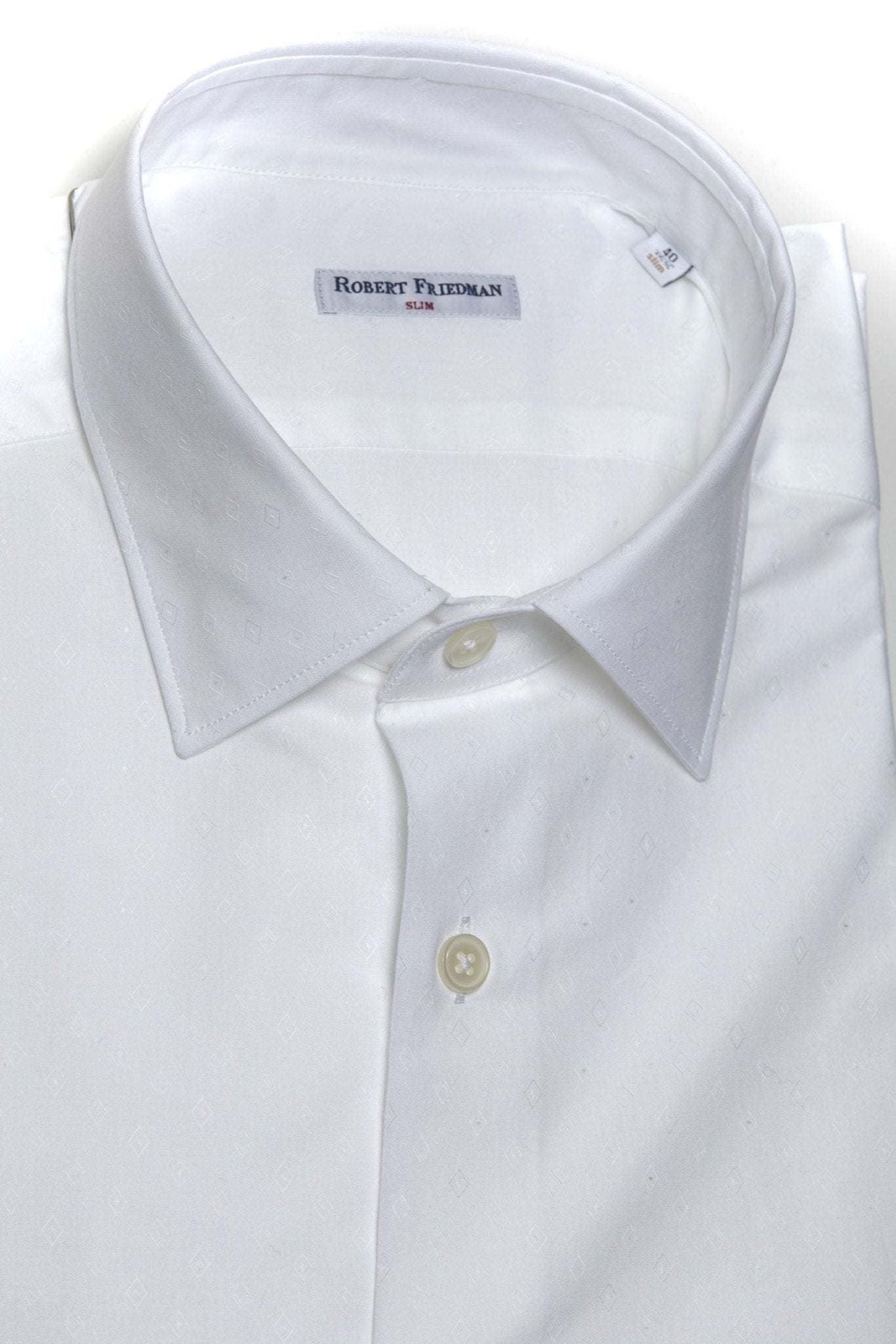 Robert Friedman White Cotton Shirt - Fizigo