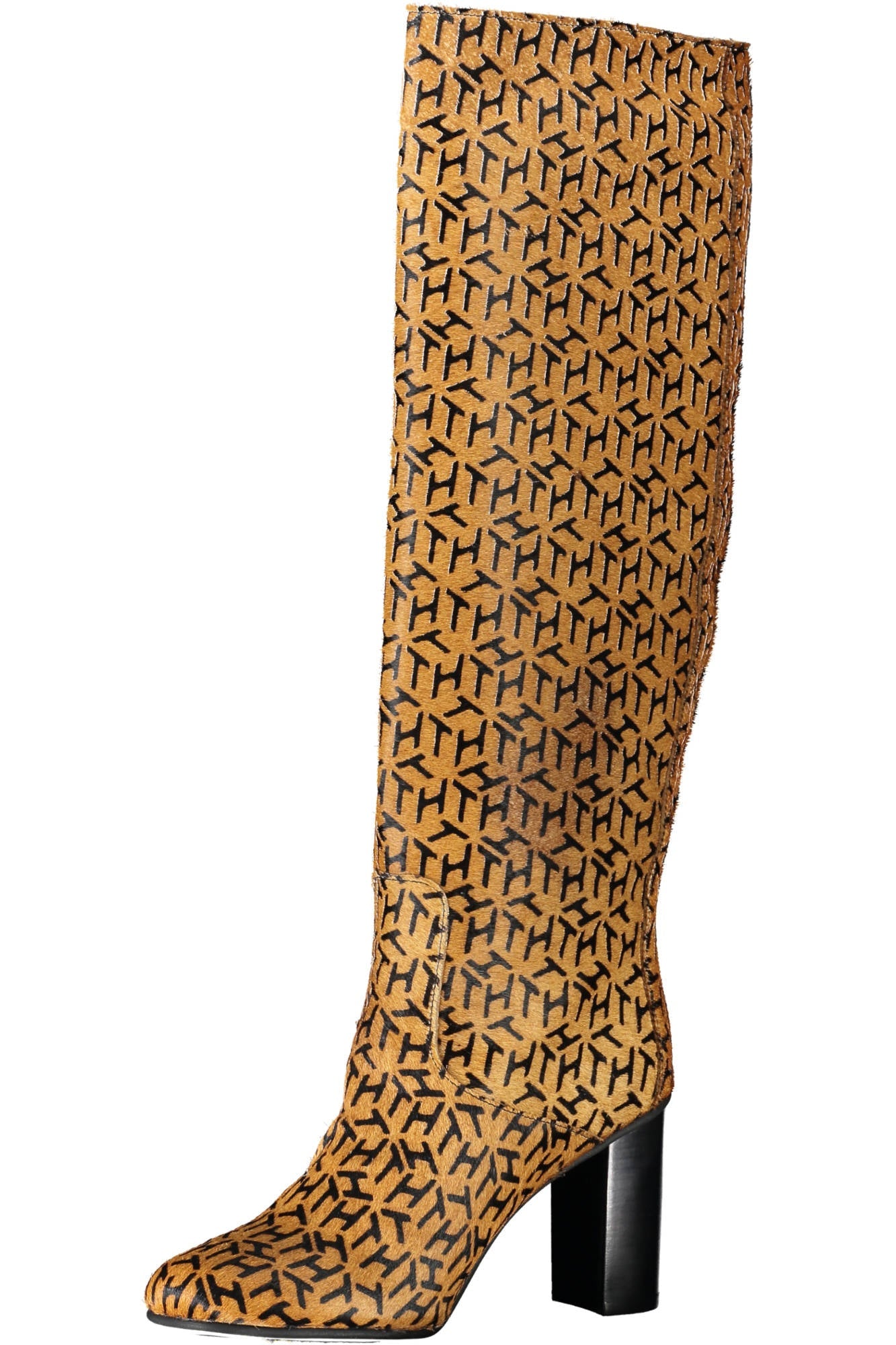 Tommy Hilfiger Beige Leather Boot - Fizigo