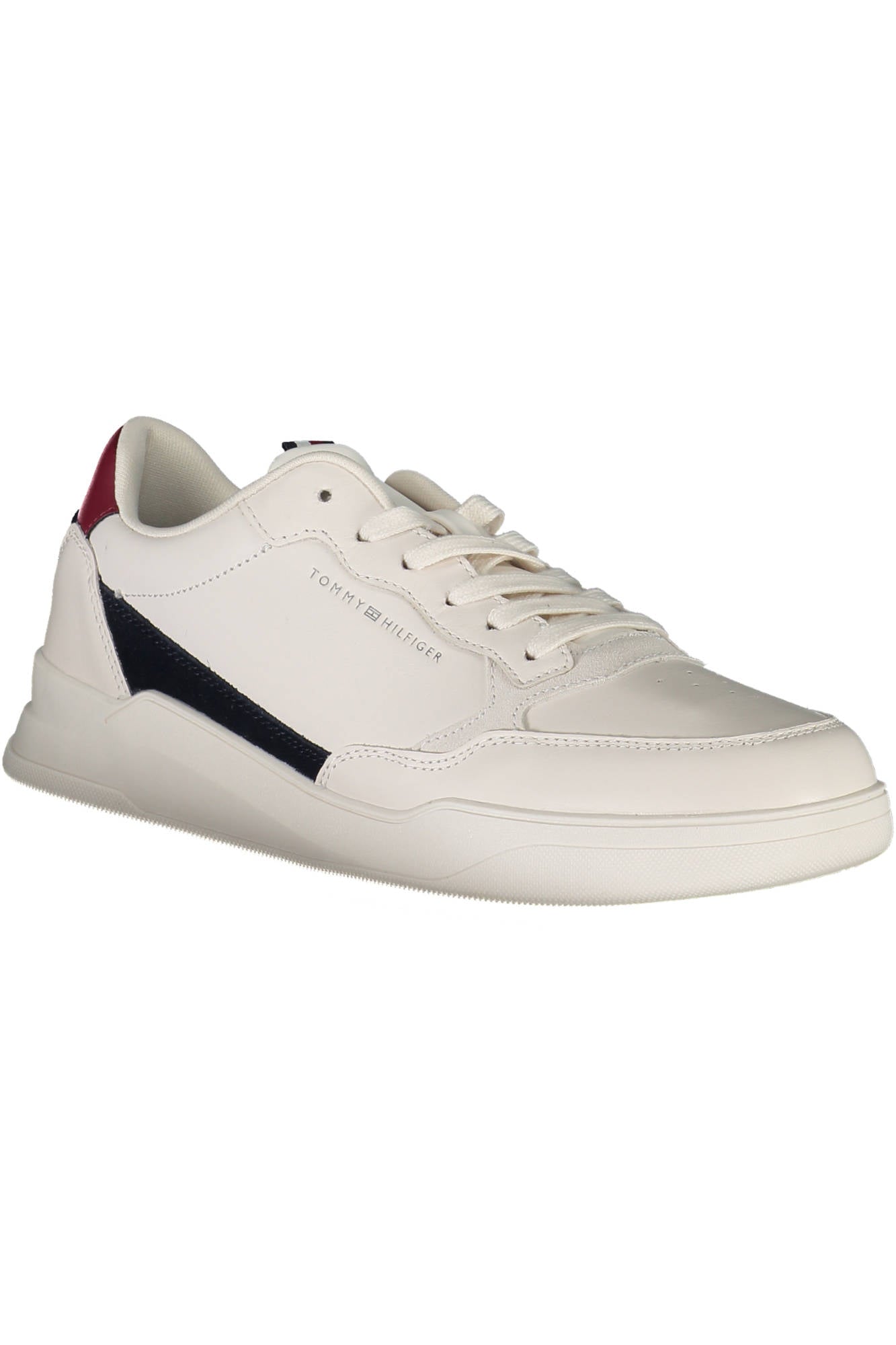 Tommy Hilfiger White Polyester Sneaker - Fizigo