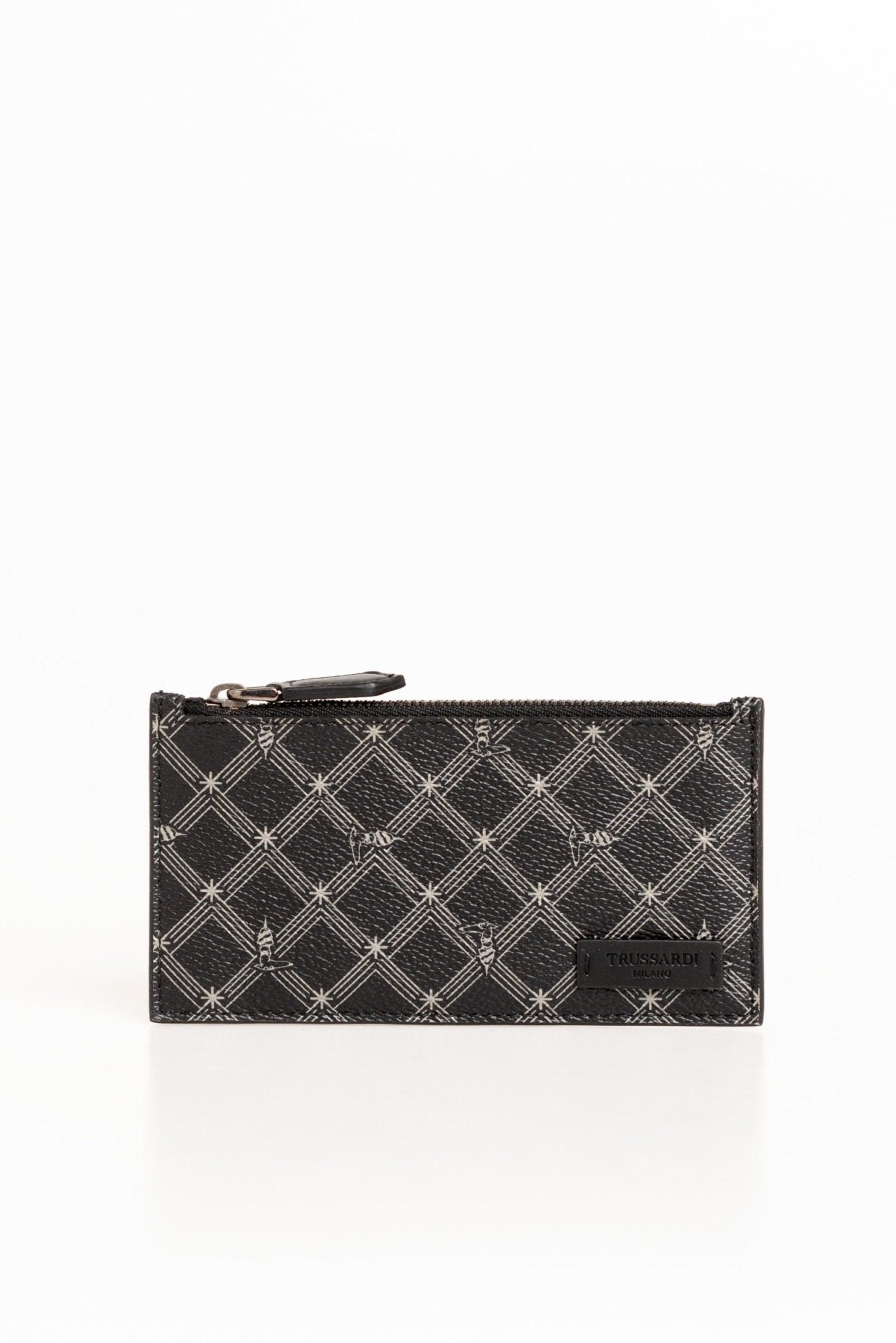 Trussardi Black Pvc Wallet - Fizigo