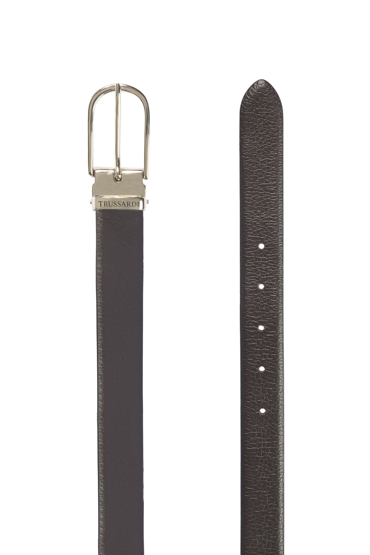 Trussardi Brown Leather Belt - Fizigo