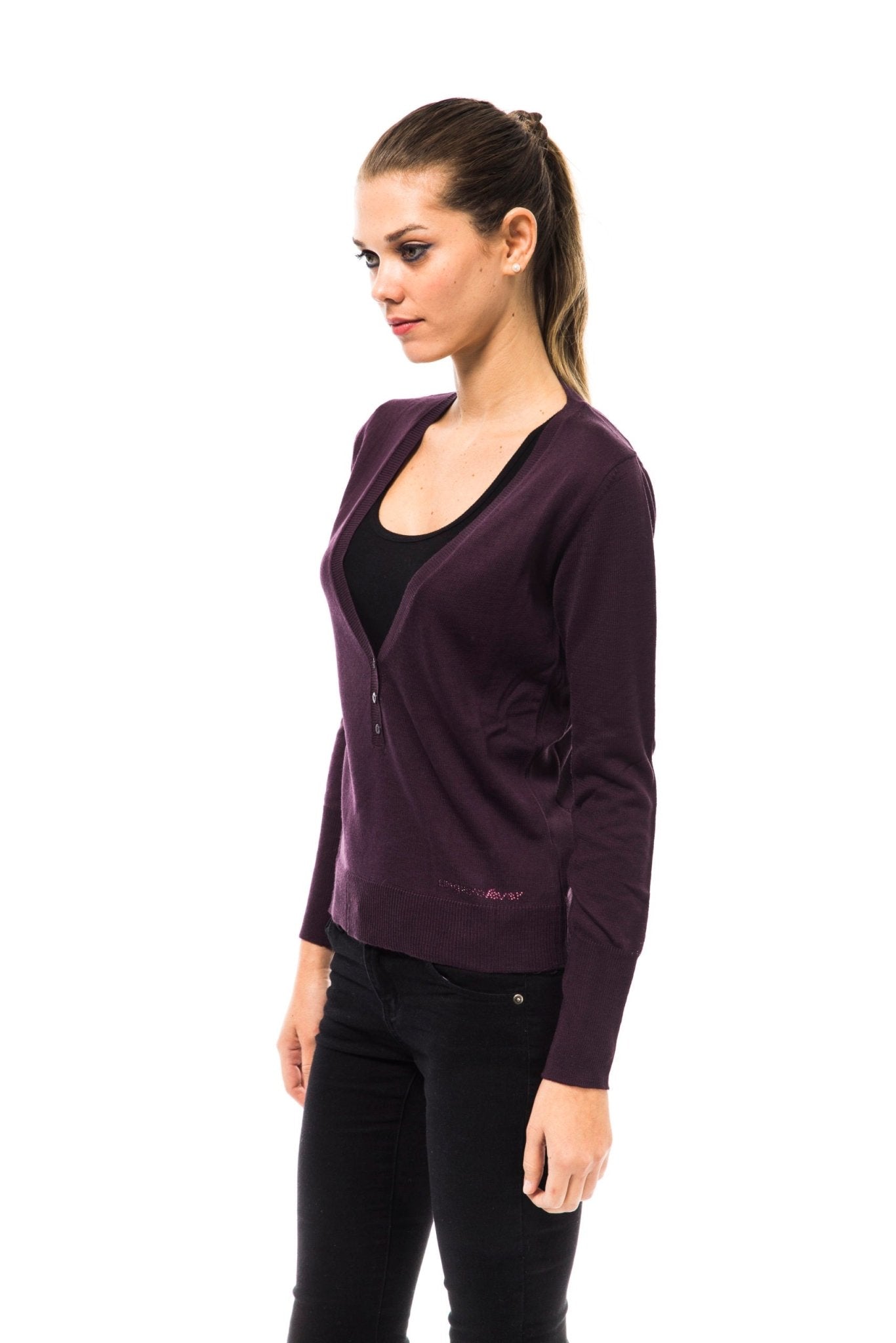 Ungaro Fever Violet Wool Sweater - Fizigo